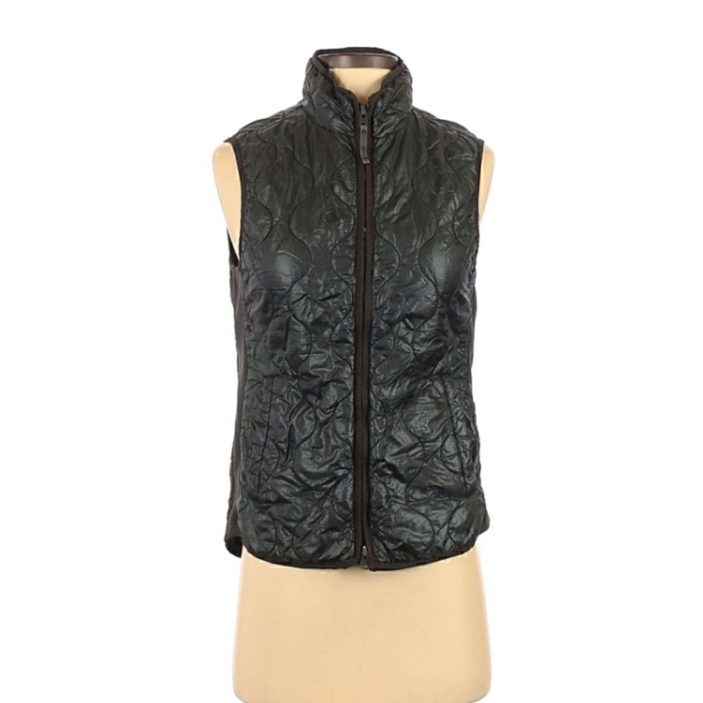 J CREW Quilted Puffer Vest Metallic - Picture 6 of 13
